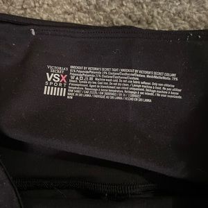 Black VS Leggings w/mesh cut outs